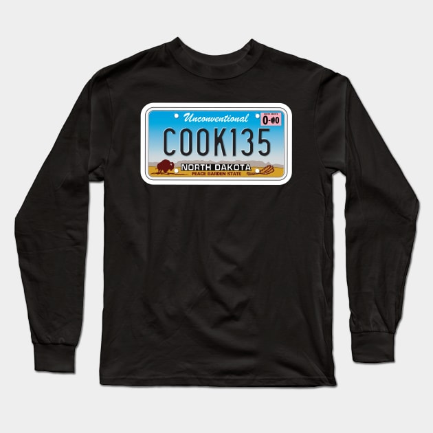 Cookies unco license plate Long Sleeve T-Shirt by Unconventional Cookies